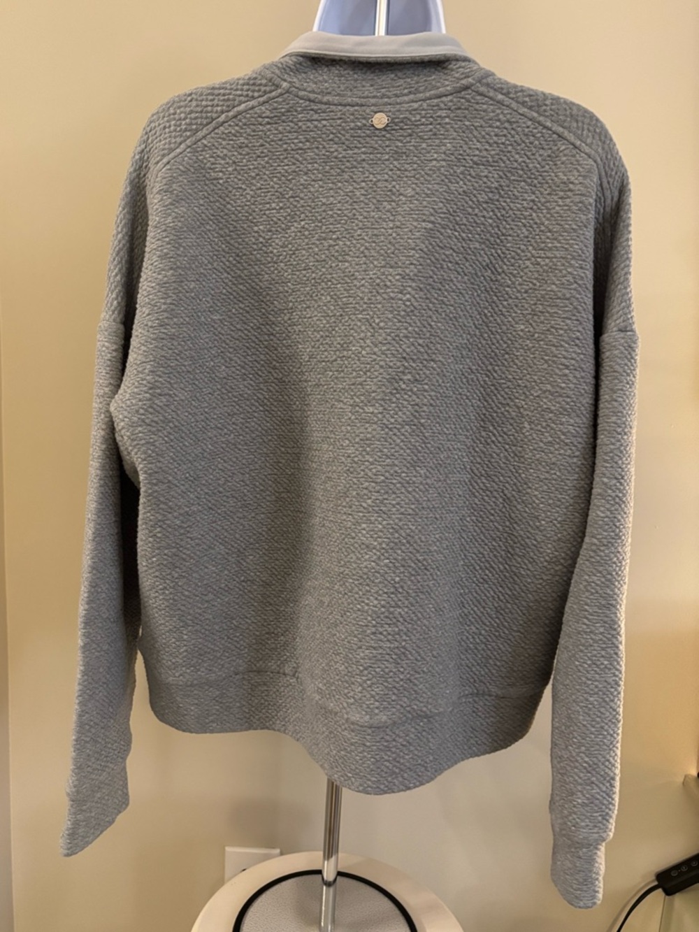 CALIA by Carrie Underwood Heather Gray Half-Zip Pocket Sweatshirt - Picture 2 of 3